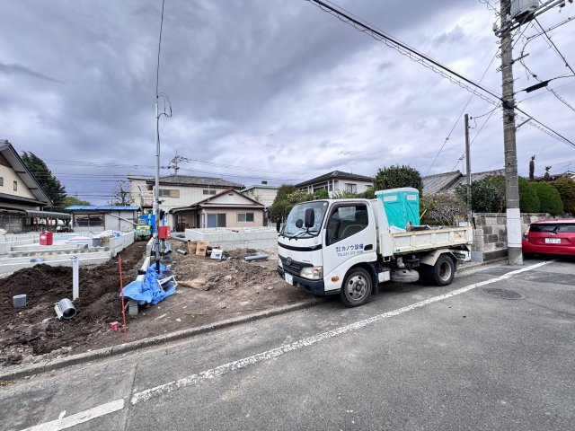 新築　前橋市大利根町第2　クレイドルガーデン　1号棟の外観|現地写真　2026年7月完成予定！類似物件のご内覧等、お気軽にお問合せください♪　							
　							
