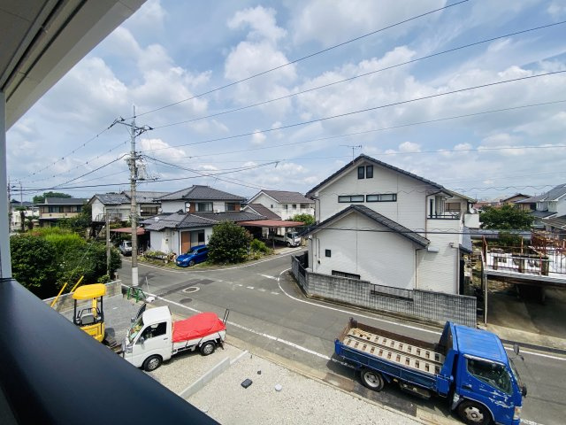 新築　前橋市大利根町第2　クレイドルガーデン　2号棟の前面道路含む現地写真|前橋市大利根町第2　クレイドルガーデン