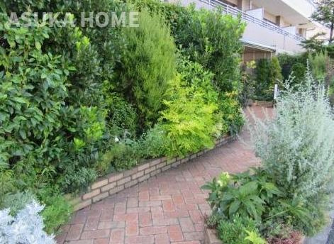 いずみ中央ガーデンハウスのその他|植栽にもこだわりが、エントランスまでの小道にグリーンを豪華に配置しています。