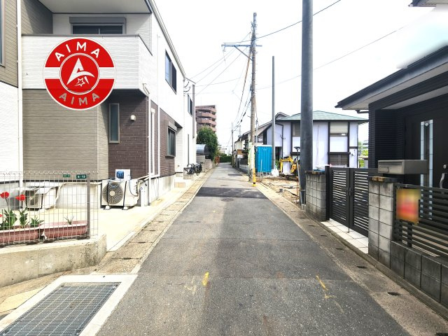 福岡市博多区南本町1丁目第1-2棟（1号棟）　の前面道路含む現地写真|前面道路です。