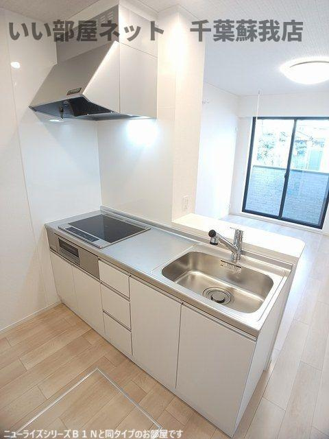 オークレールＥのキッチン|コンパクトなキッチンで掃除もラクラク