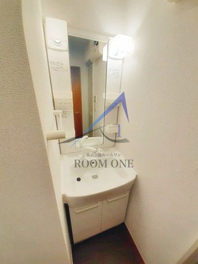 コーラル　ブルーの洗面所|洗面台です。