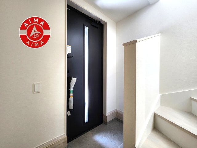 福岡市博多区南本町1丁目第1-2棟（2号棟）　の内観：施工例|二重ロックでしっかり防犯対策ができます。