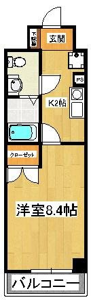 ジュモー京成船橋の間取り