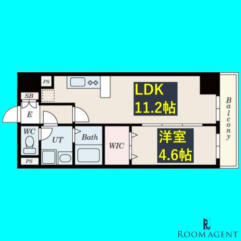 フォレシティ新栄の間取り