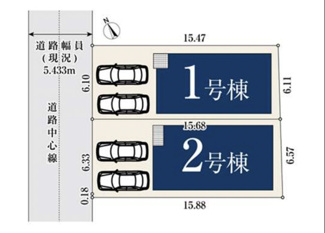 【区画図】 | 千種区春里町新築一戸建て  | キャンペーン対象物件です♪詳細は弊社ホームページもしくはスタッフまでお気軽にお問合せ下さいませ♪ お役に立てる自信があります♪