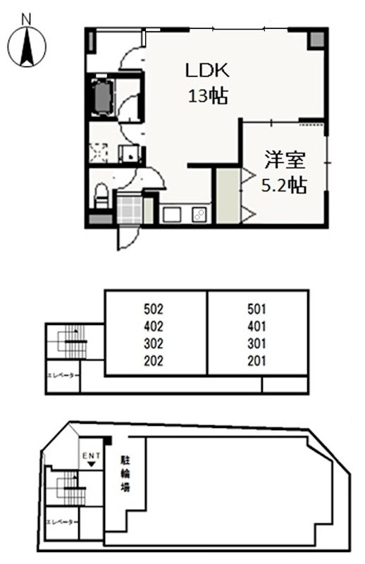 Court　Condohrの間取り