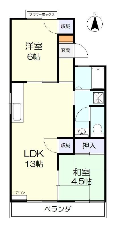 コンフォート今の間取り