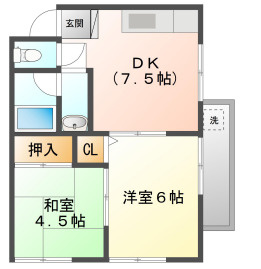 メゾンコスモスの間取り