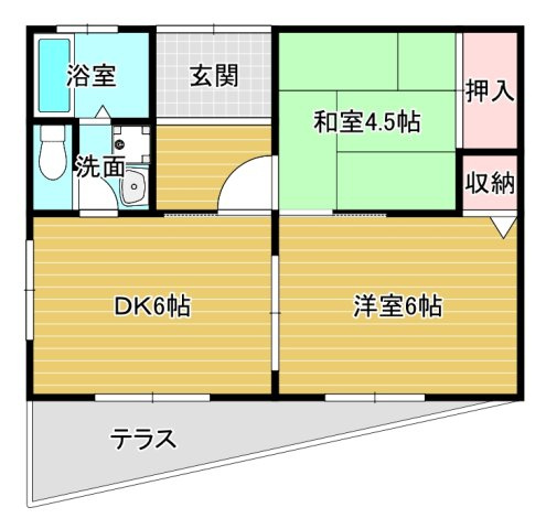 巻野様平屋戸建住宅の間取り