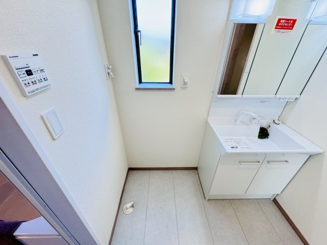 松戸市和名ケ谷新築戸建のランドリースペース|洗濯機置き場