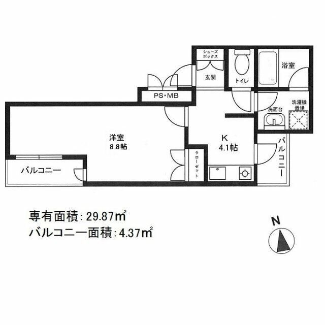 セレーノＳ２の間取り