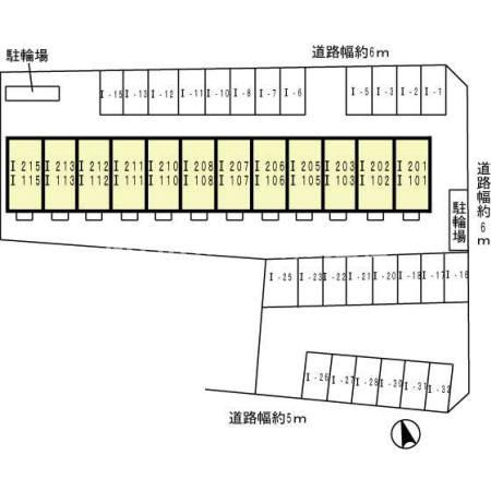 ＲＩＯ ＡＯＮＯ　Ⅰ号館の区画図|平面図です＊