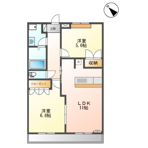 グランシェルルの間取り