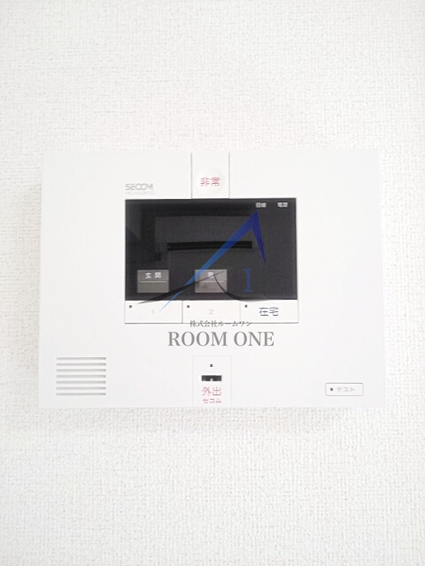 ビレッジ　アップ　渋谷のセキュリティ|モニター付きインターホンです。