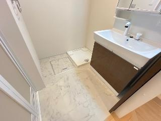 (仮称)　南柏新築アパートの洗面所|同施工会社、同型タイプです／※現況優先