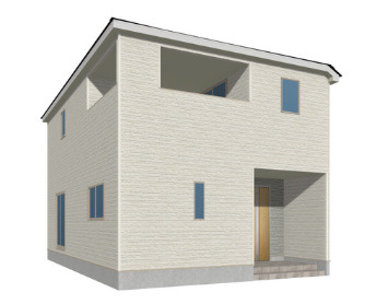 クレイドルガーデン前橋市大利根町第２　1号棟の完成予想図|大利根町に全2棟の住宅を建築中です。
ベージュを基調とした落ち着いた雰囲気の外観です♪
ご都合に合わせていつでもご見学頂けます♪お気軽にお問い合わせください。