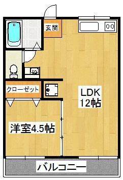カネマタハイツの間取り