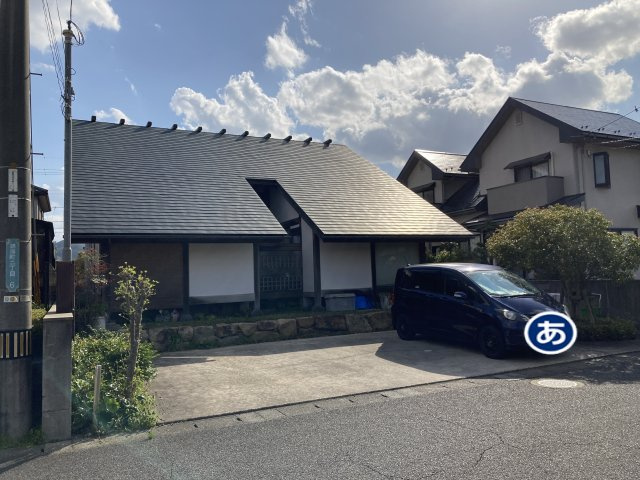 米子市錦海町2丁目　中古住宅の前面道路含む現地写真