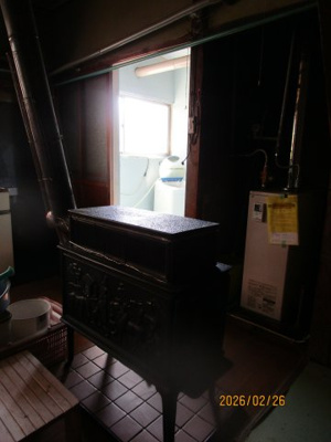  | 平舘第26地割売地（古屋付） | 薪ストーブは２台