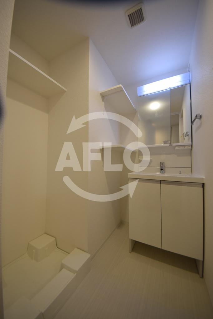 レオンコンフォート難波南IIの洗面所|レオンコンフォート難波南Ⅱ　洗面脱衣所