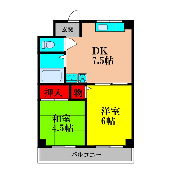 【間取り】 | レジデンス上新庄