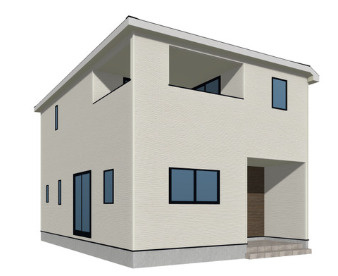 クレイドルガーデン前橋市大利根町第２　2号棟の完成予想図|大利根町に全2棟の住宅を建築中です。
ベージュを基調とした落ち着いた雰囲気の外観です♪
ご都合に合わせていつでもご見学頂けます♪お気軽にお問い合わせください。