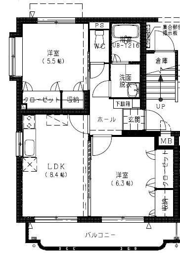 【間取り】 | レジデンスハーモニーIIIＢ | レジデンスハーモニーIIIＢの間取り