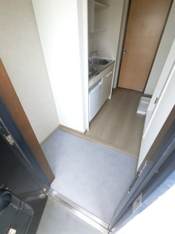 ハイツユニティの玄関