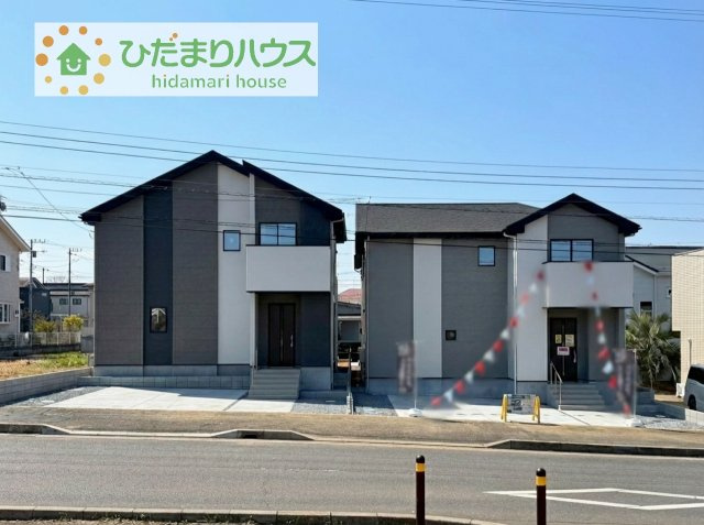 【外観】 | 取手市ゆめみ野5期　新築戸建　2号棟 | デザイナーズのようなお洒落な外観です(^^♪