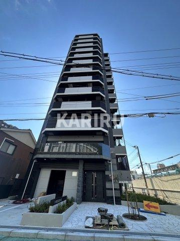 S-RESIDENCE都島LUXのロビー|きれいな外観です