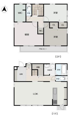 高知市口細山　中古戸建ての間取り