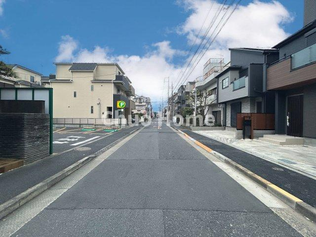 江戸川区北小岩6丁目新築分譲住宅の前面道路含む現地写真|全面道路