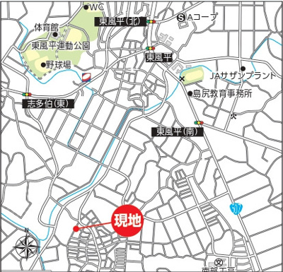 【地図】 | 八重瀬町世名城（全3棟）ラストB号棟 | 地図♪