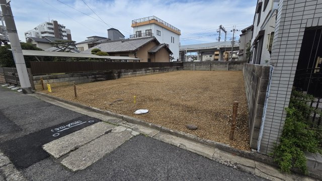 高石市綾園3丁目　建築条件なし土地の外観