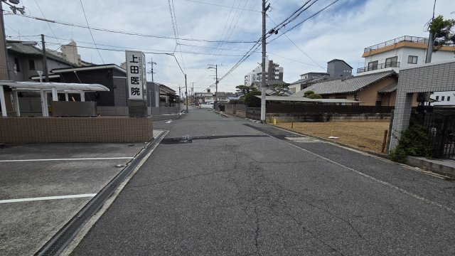高石市綾園3丁目　建築条件なし土地のその他|前面道路含む現地写真