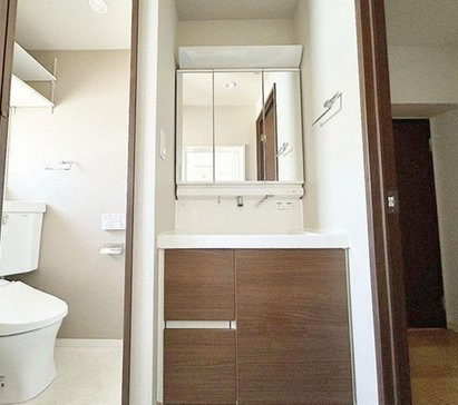 たまプラーザ団地３街区６号棟の独立洗面台|独立洗面化粧台です。