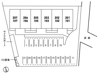 【区画図】 | アリビオ・Ｋ
