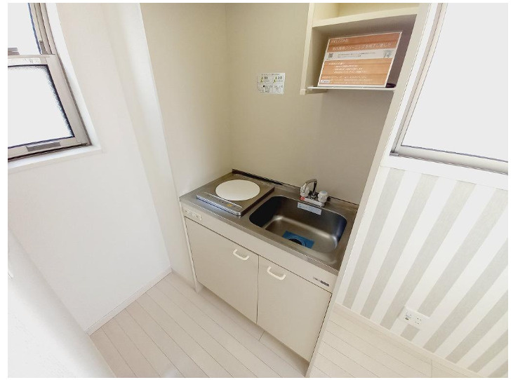 豊島区東池袋５丁目のアパートのキッチン|※別部屋参考写真