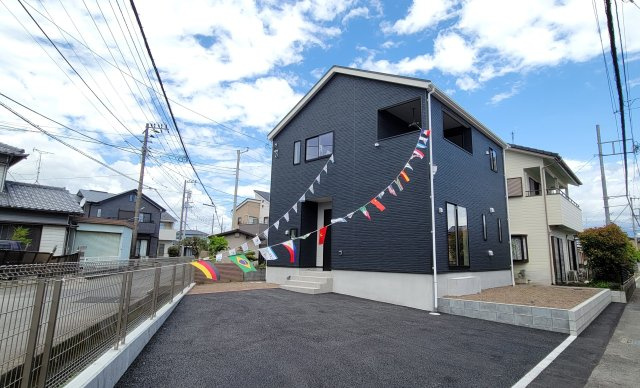 売新築戸建　富士市宮下の前面道路含む現地写真