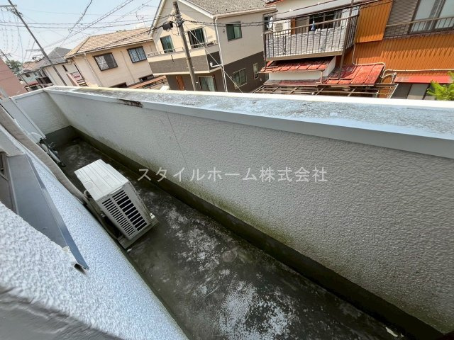 ハイツ・シュンエーのバルコニー