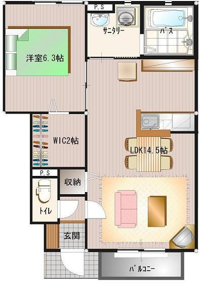 サニーハイツの間取り