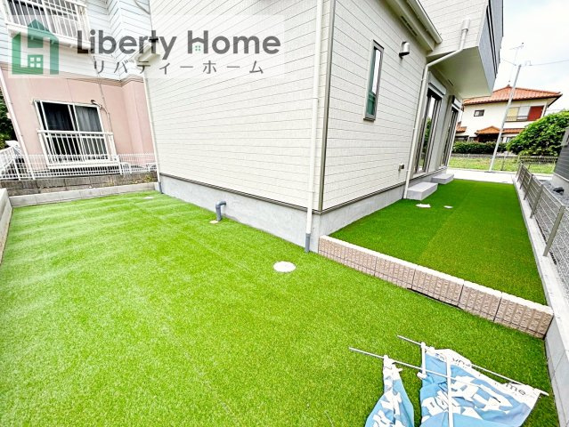 土浦市下高津3丁目　新築戸建　A号棟の庭