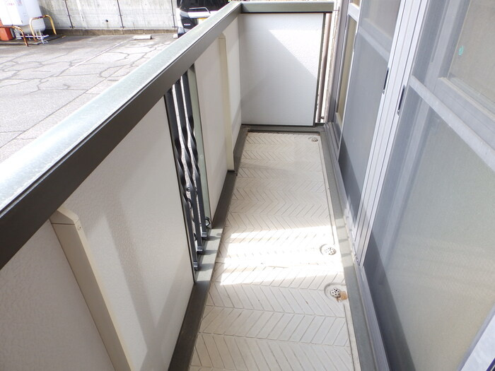 ラ･ヴェール　A棟のバルコニー