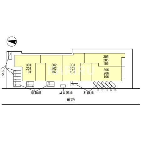アヴェルラ京橋の区画図