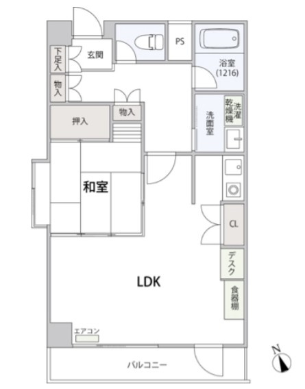 コンフォート文京小石川の間取り