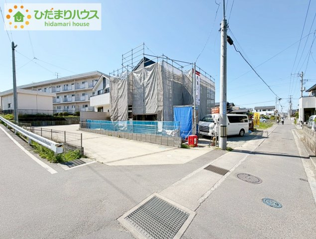 郡山市横塚6丁目第7　新築戸建の前面道路含む現地写真|閑静な住宅地で叶える静かな暮らし(^^)/