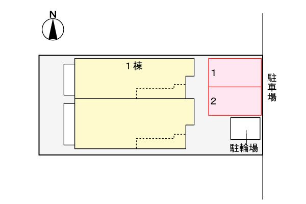 デフィ汐田の駐車場