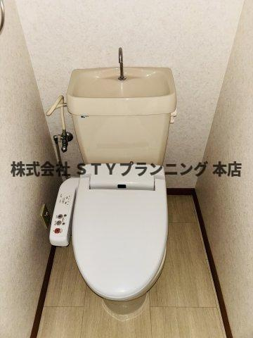 仲介手数料０円！コスモハイツ　SOHO可能物件のトイレ