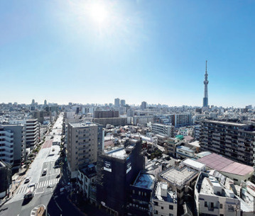 キャッスルマンション亀戸立花弐番館の展望